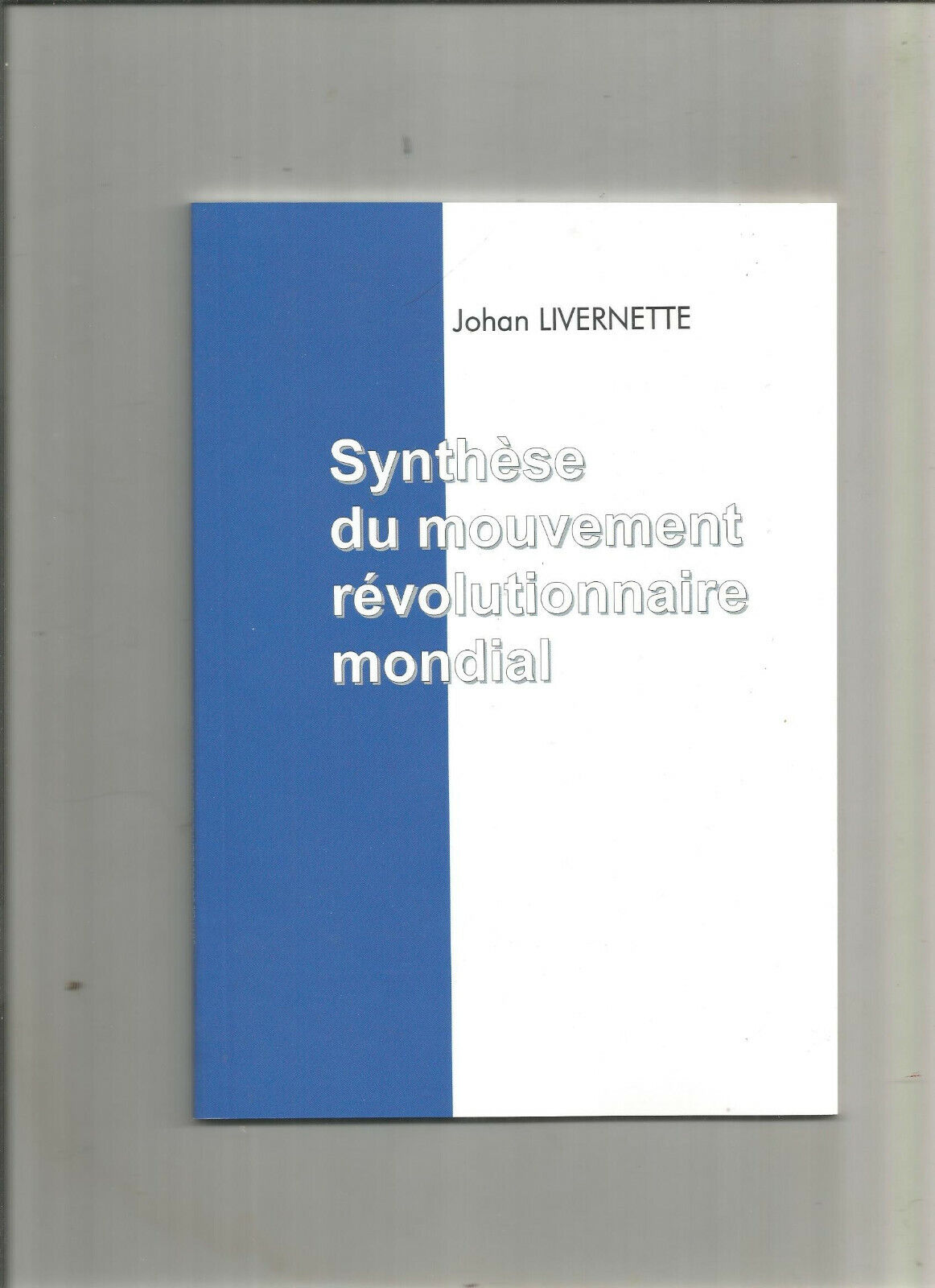 SYNTHESE DU MOUVEMENT REVOLUTIONNAIRE MONDIAL