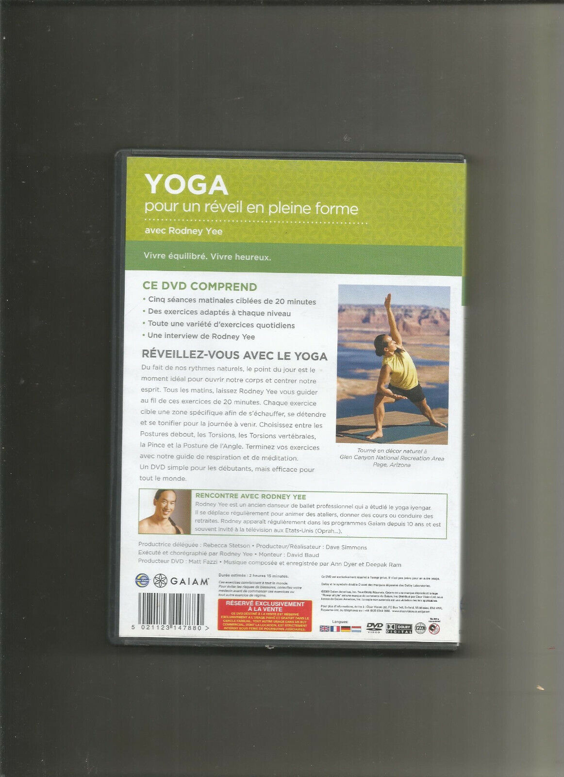 Gaiam Yoga pour Un reveil en Pleine Forme DVD