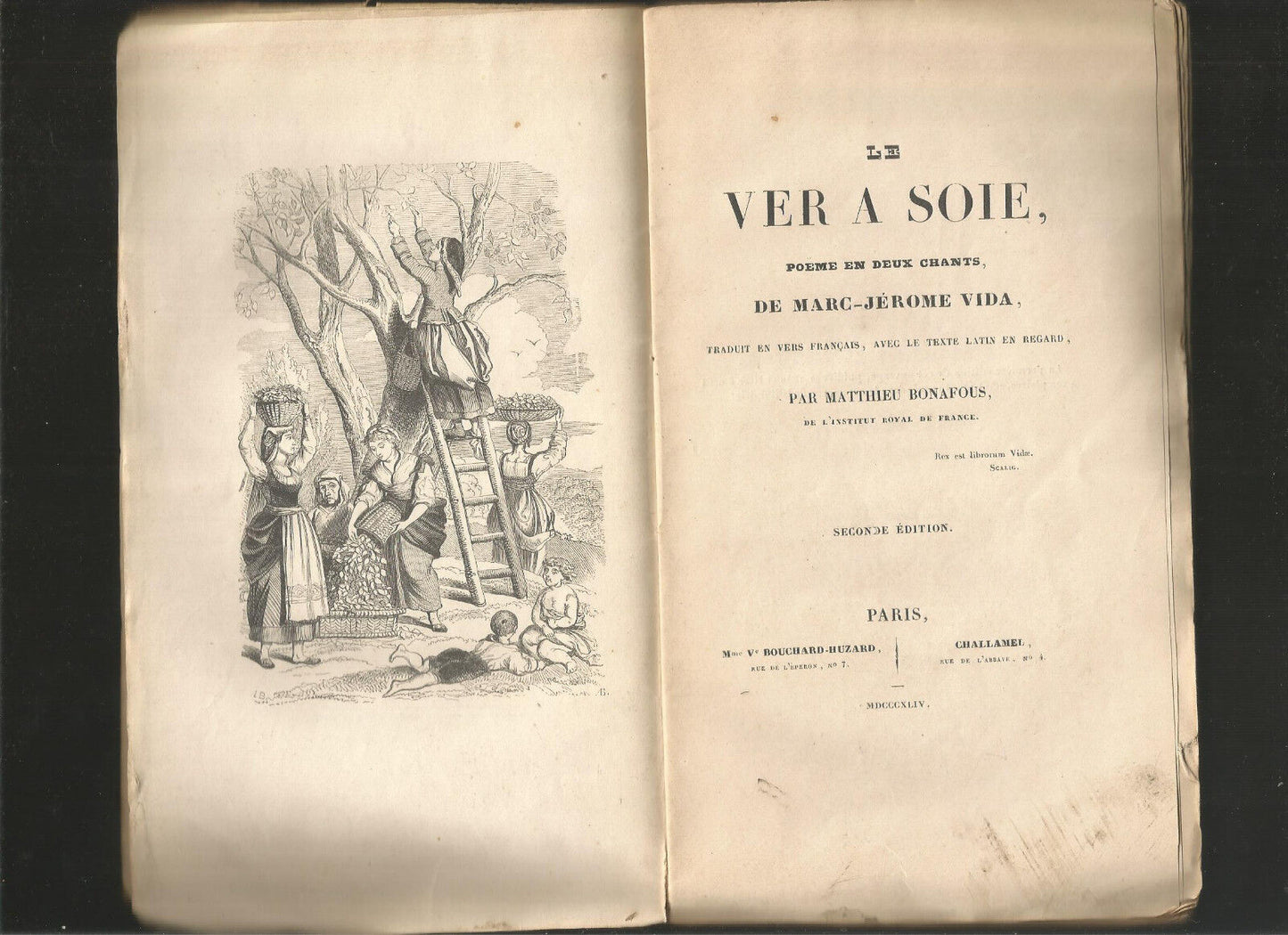 Le ver à soie, poëme en deux chants - Marc-Jérome Vida