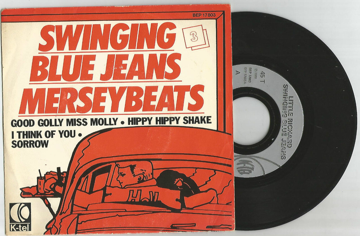 LITTLE RICHARD SWINGING BLUE JEANS  MERSEYBEATS EP rare French ktel bep 17803