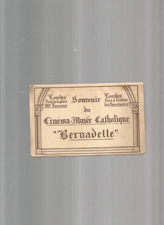 SOUVENIR DU CINEMA-MUSEE CATHOLIQUE BERNADETTE