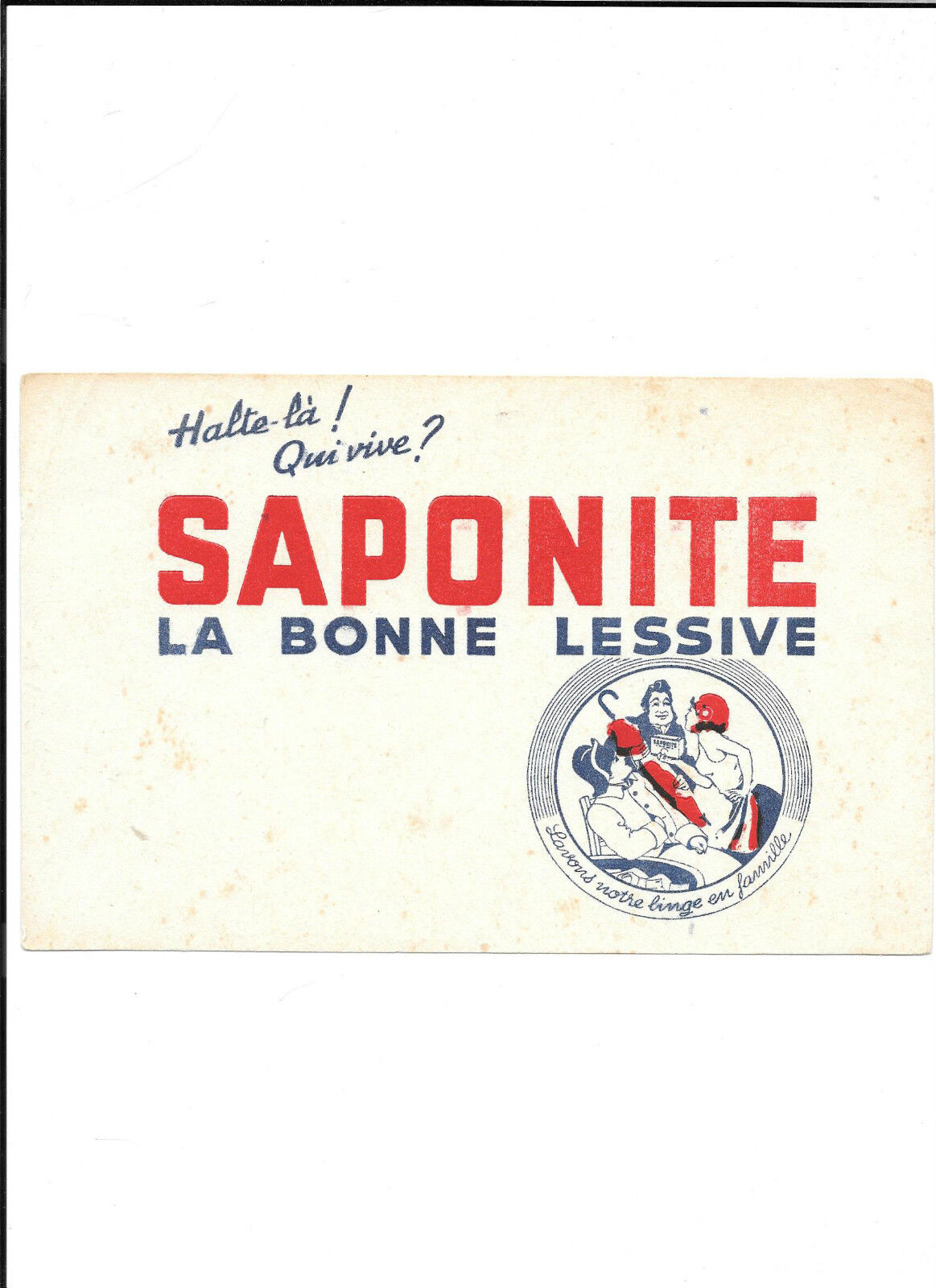 BUVARD LESSIVE SAPONITE