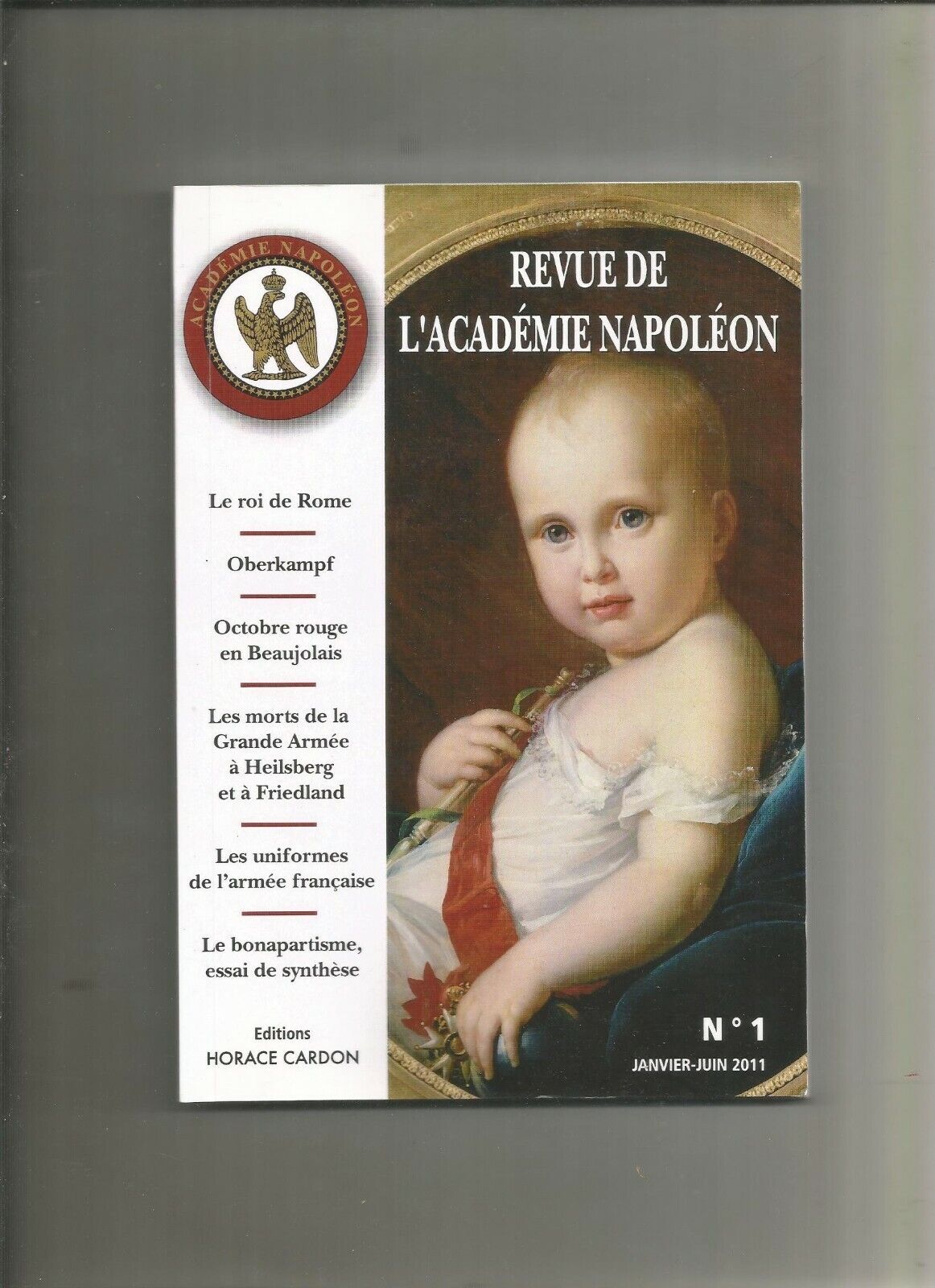 Revue de l'Académie Napoléon no 1