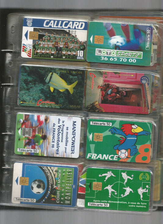 LOT DE CARTES TELEPHONIQUES