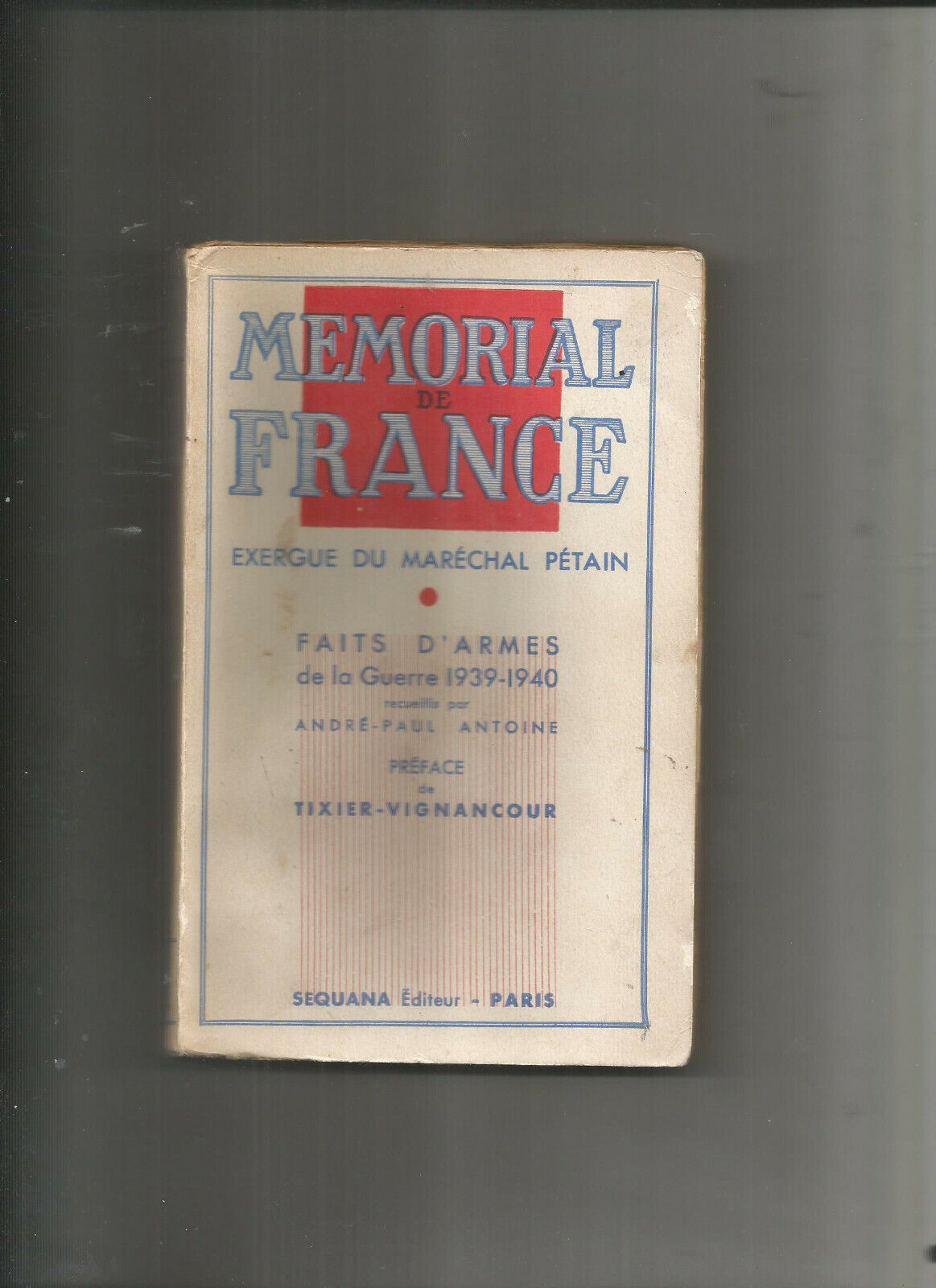 MEMORIAL DE FRANCE