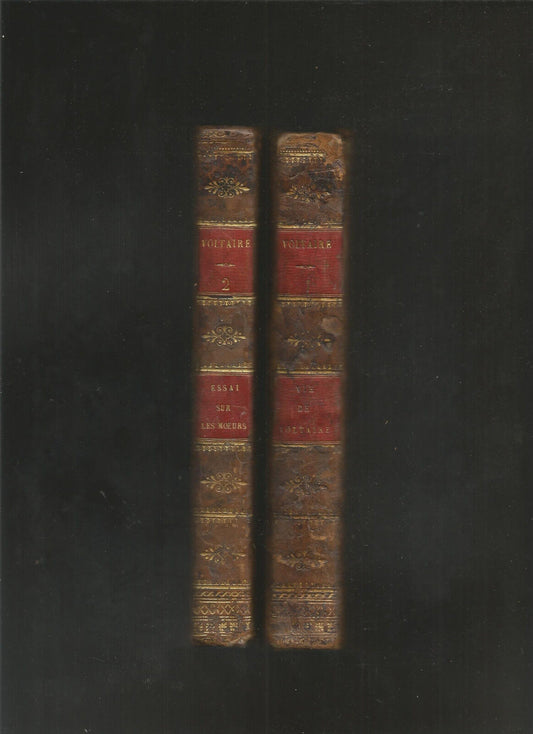 Oeuvres complètes de Voltaire tome I & II - Editions Esneaux 1823