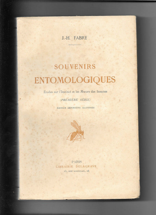 SOUVENIRS ENTOMOLOGIQUES-LES 11 VOLUMES-1925-