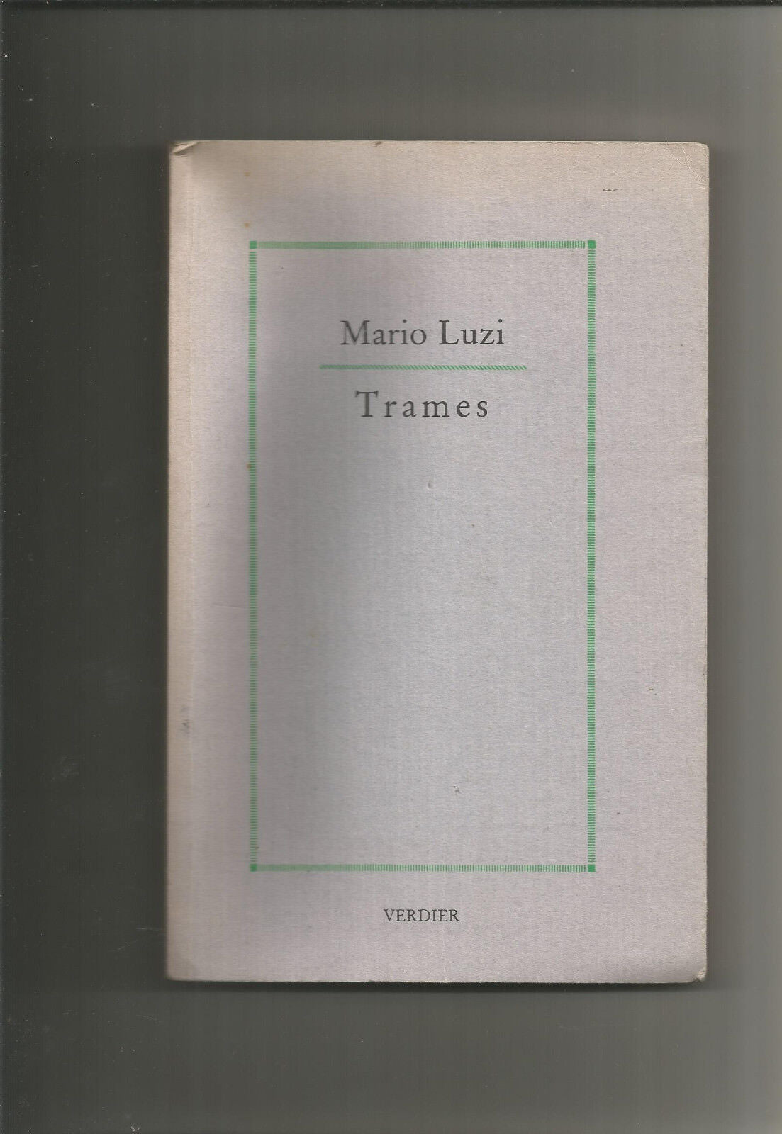 Trames  Mario Luzi