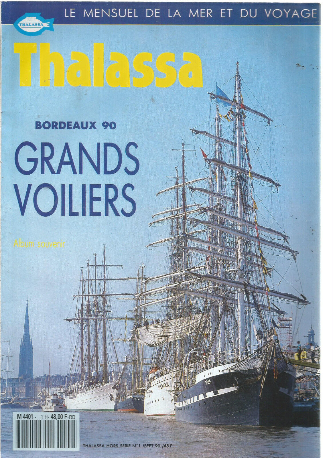 THALASSA N1 HORS SERIE GRANDS VOILIERS BORDEAUX 90