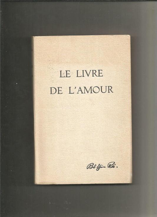 Le livre de lamour  B Yin R