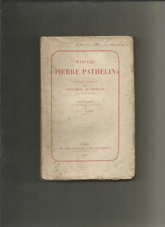 Maistre Pierre Pathelin PL Jacob 1859