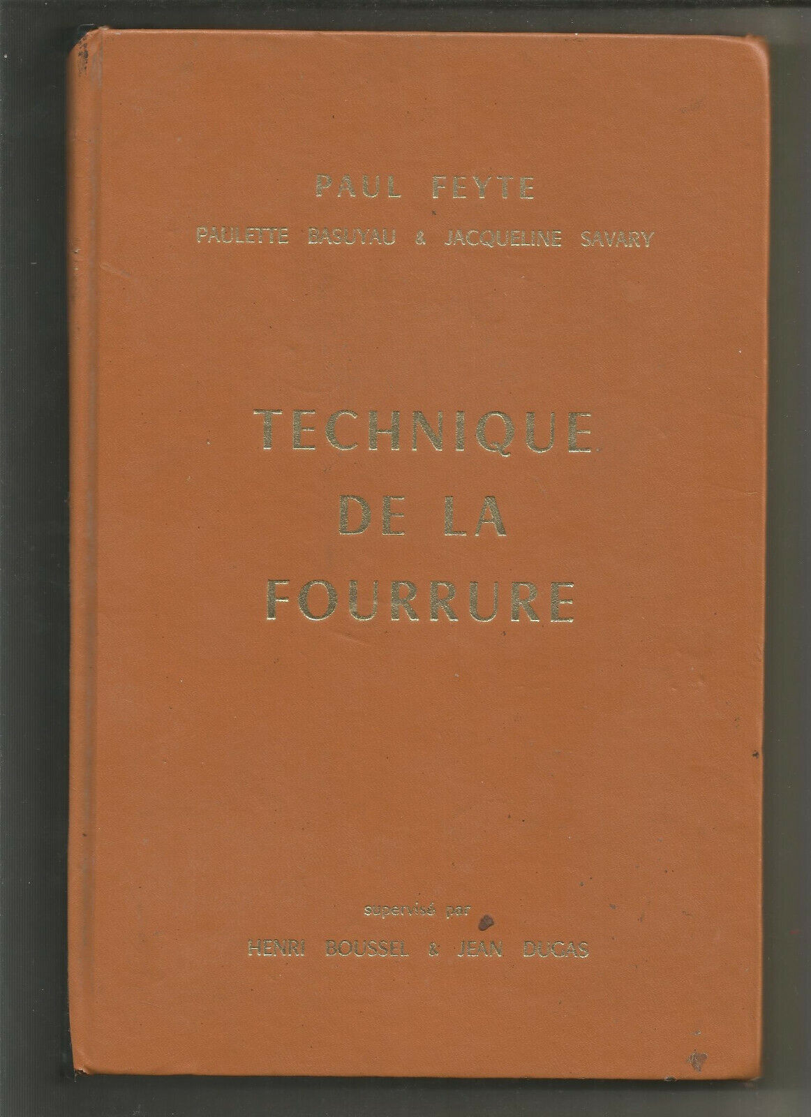 Technique de la fourrure   Paul Feyte