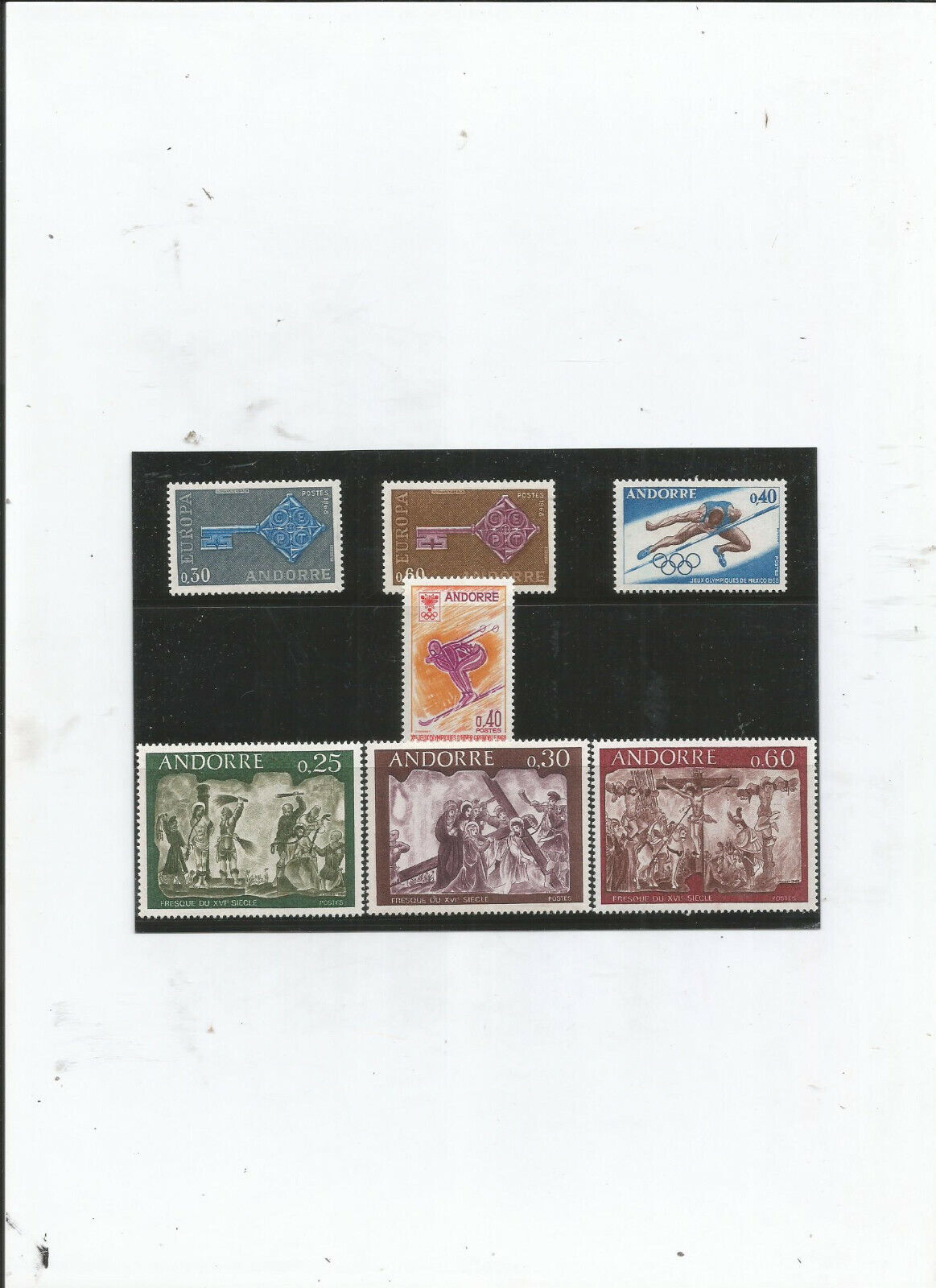 TIMBRES DANDORRE  FRANCAIS