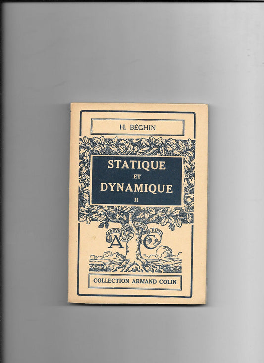 Statique et dynamique II  HBghin