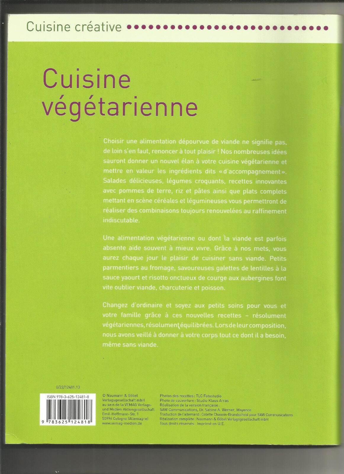 Cuisine végétarienne cuisine créative