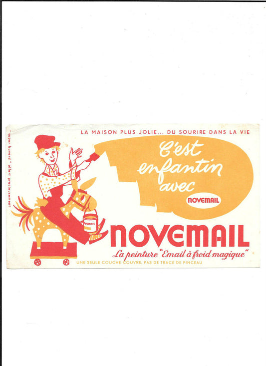 BUVARD PEINTURE NOVEMAIL