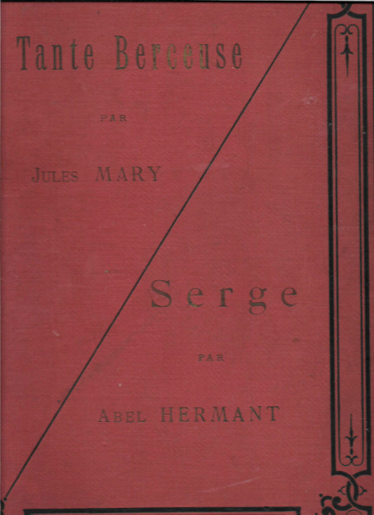 Monde illustré - Tante berçeuse et Serge 1890 par Jules Mary et Abel Hermant