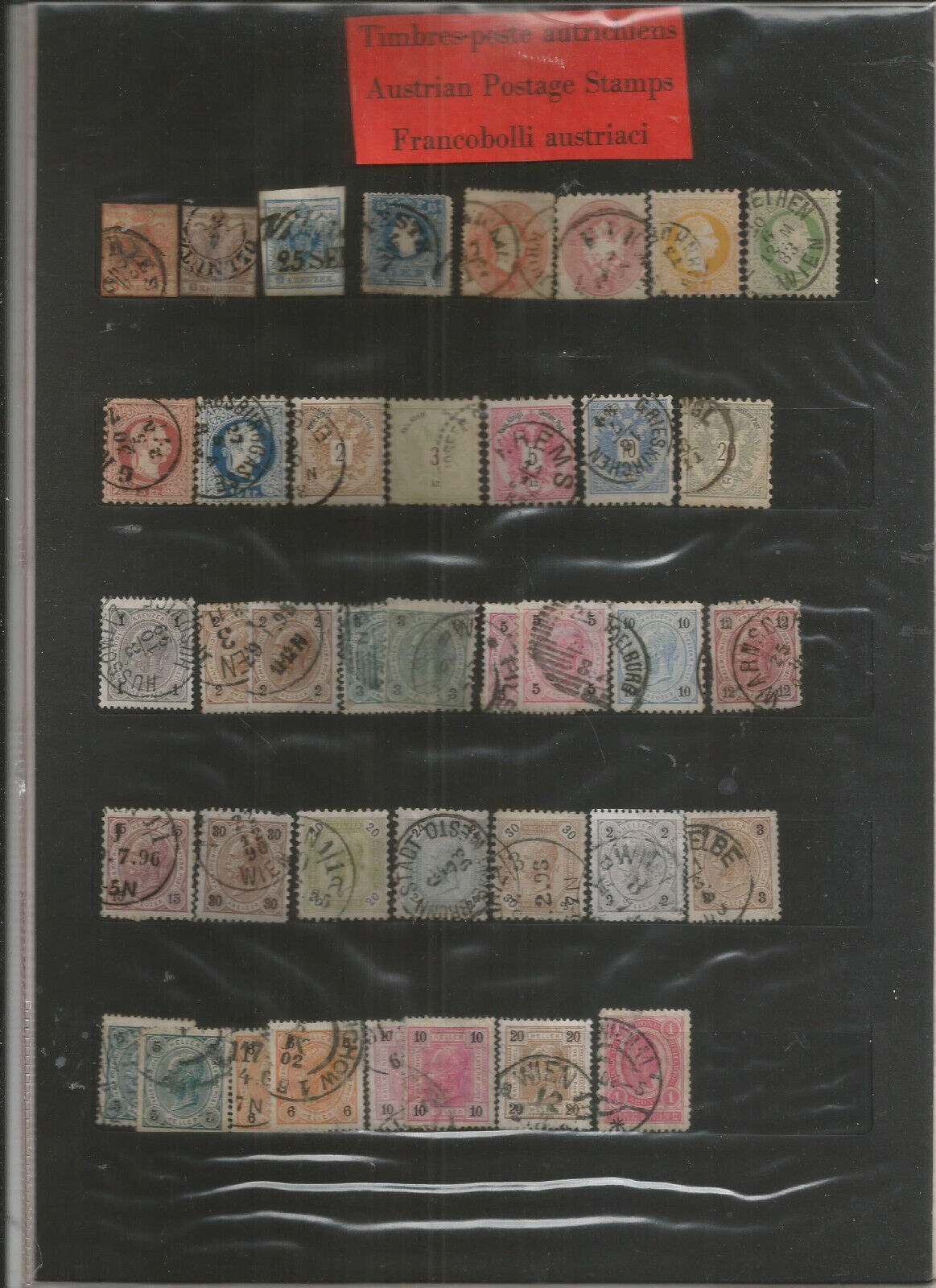 LOT DE TIMBRES AUTRICHIENS