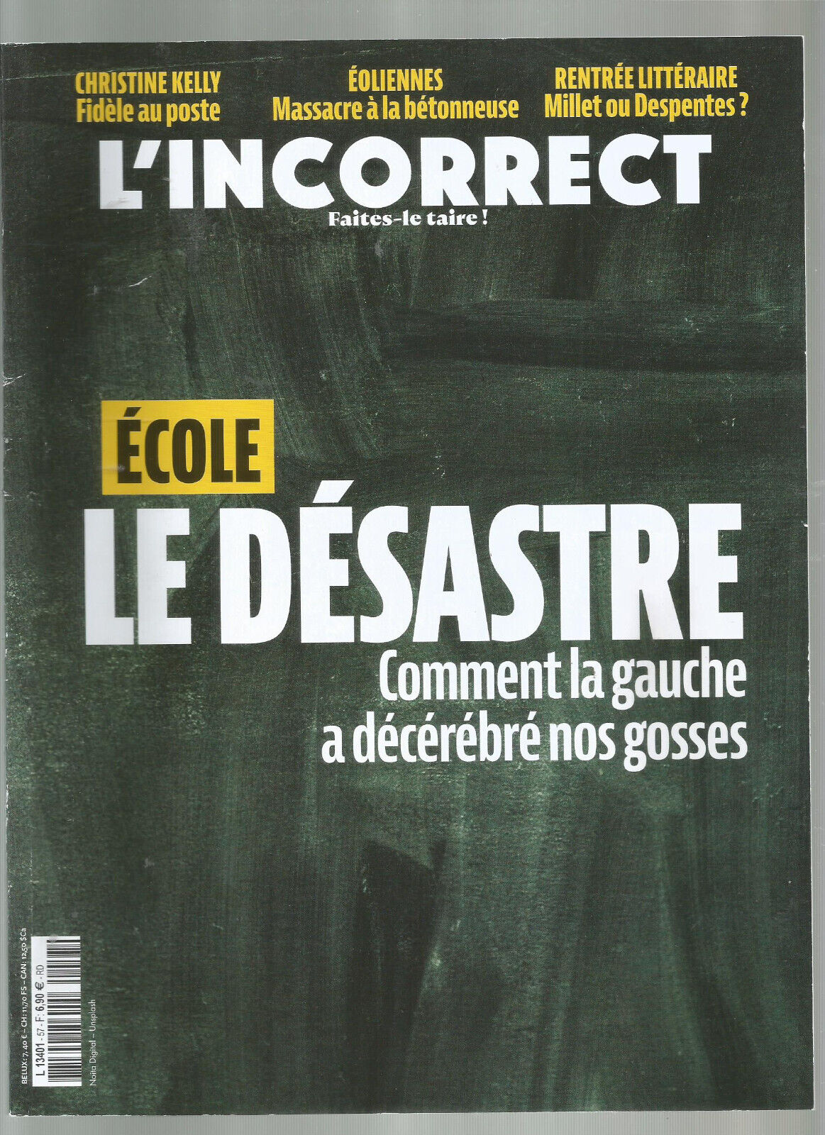 L'INCORRECT N°56 ECOLE LE DESASTRE