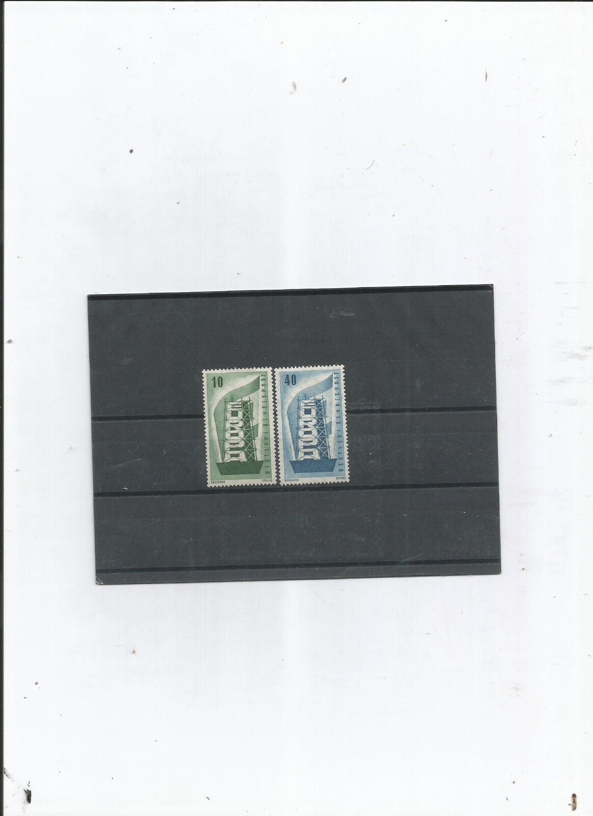 TIMBRES  allemagne federale  europa