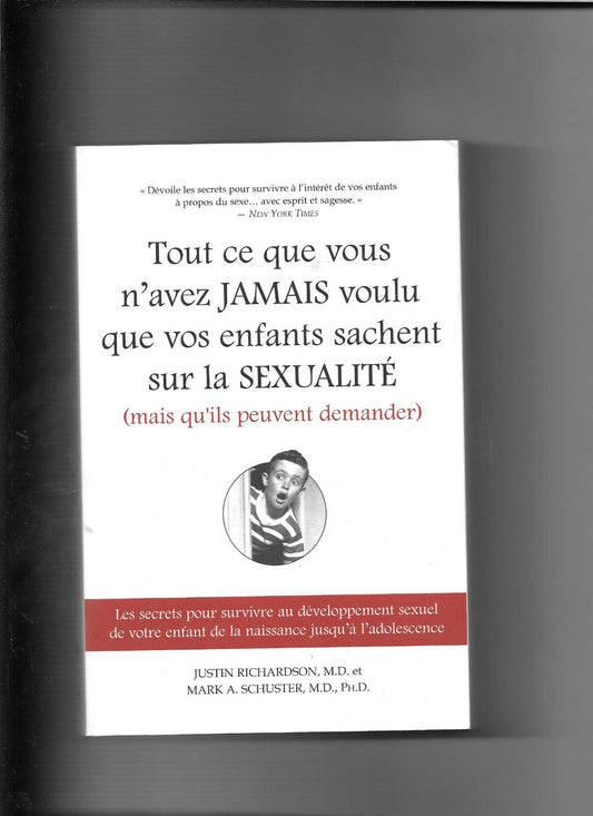 Tout ce que vous n'avez jamais voulu que vos enfants sachent sur la sexualité