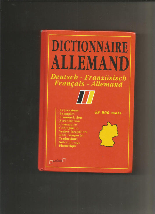 Dictionnaire allemand - Deutsch / Französisch et Français / Allemand