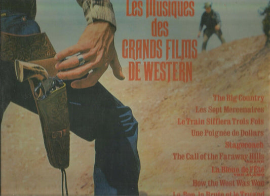 Les musiques des grands films de western  Vinyle 33 tours