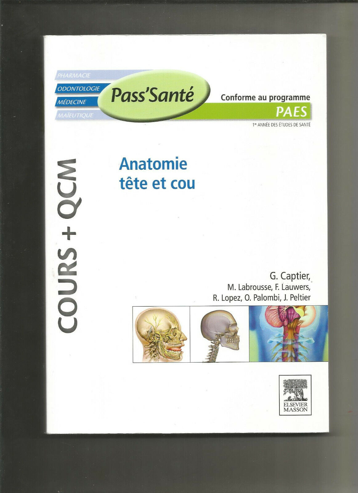 Anatomie tête et cou (Cours + QCM)