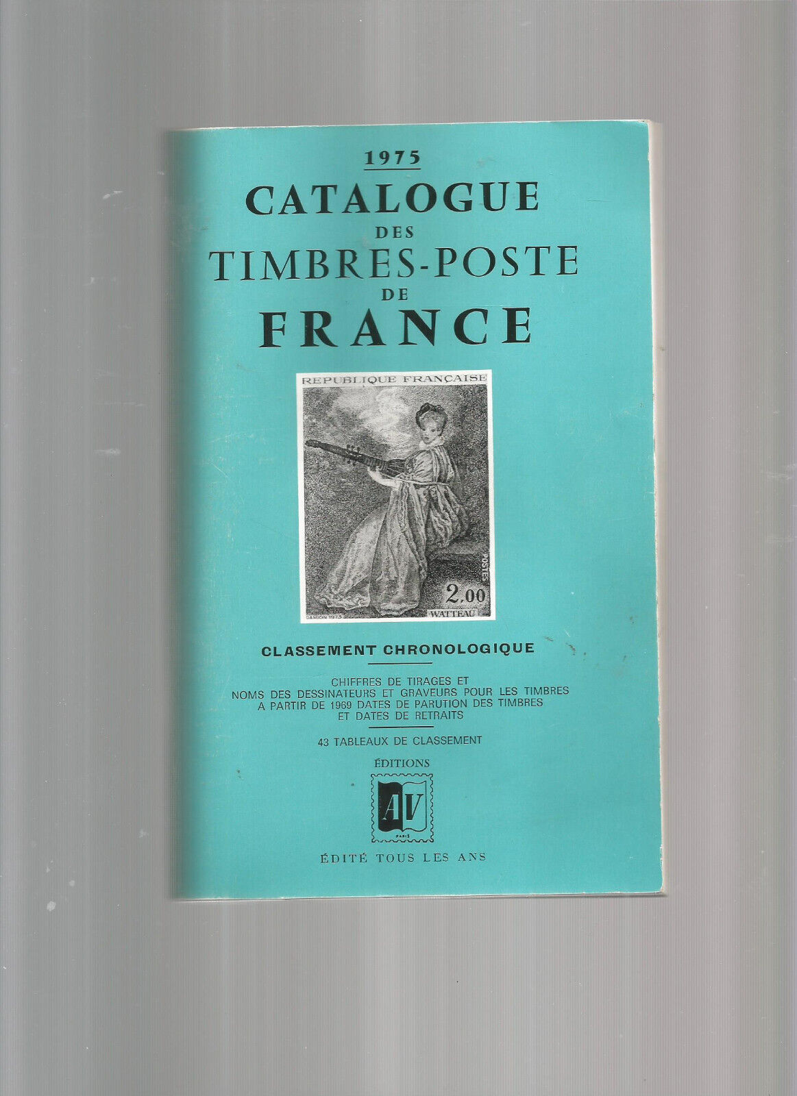 CATALOGUE DES TIMBRESPOSTE DE FRANCE 1975