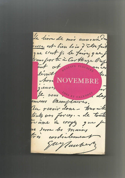 Flaubert  novembre   collection du sablier1961