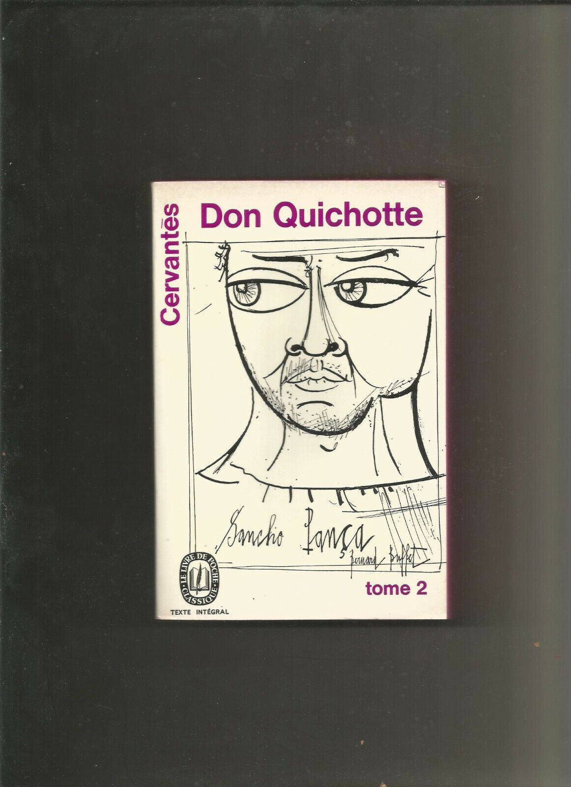 Don Quichotte  Cervantes  Livre de poche T2