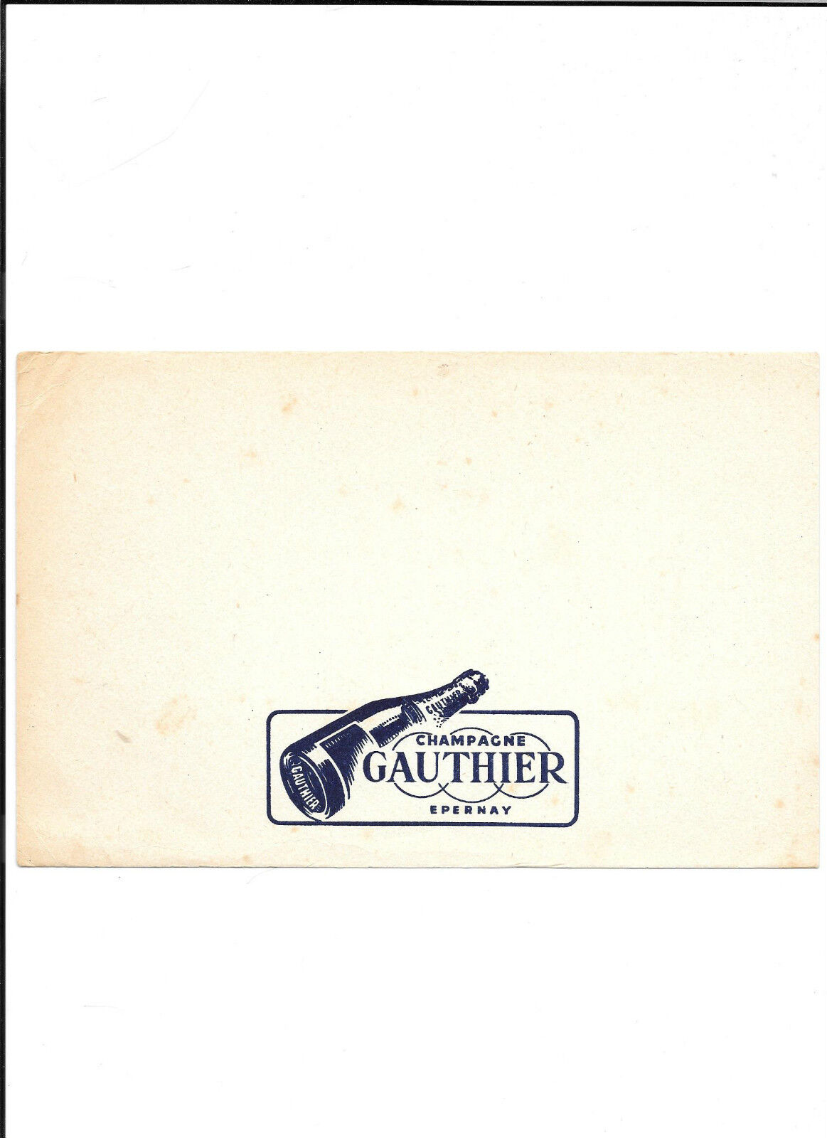 BUVARD CHAMPAGNE GAUTHIER