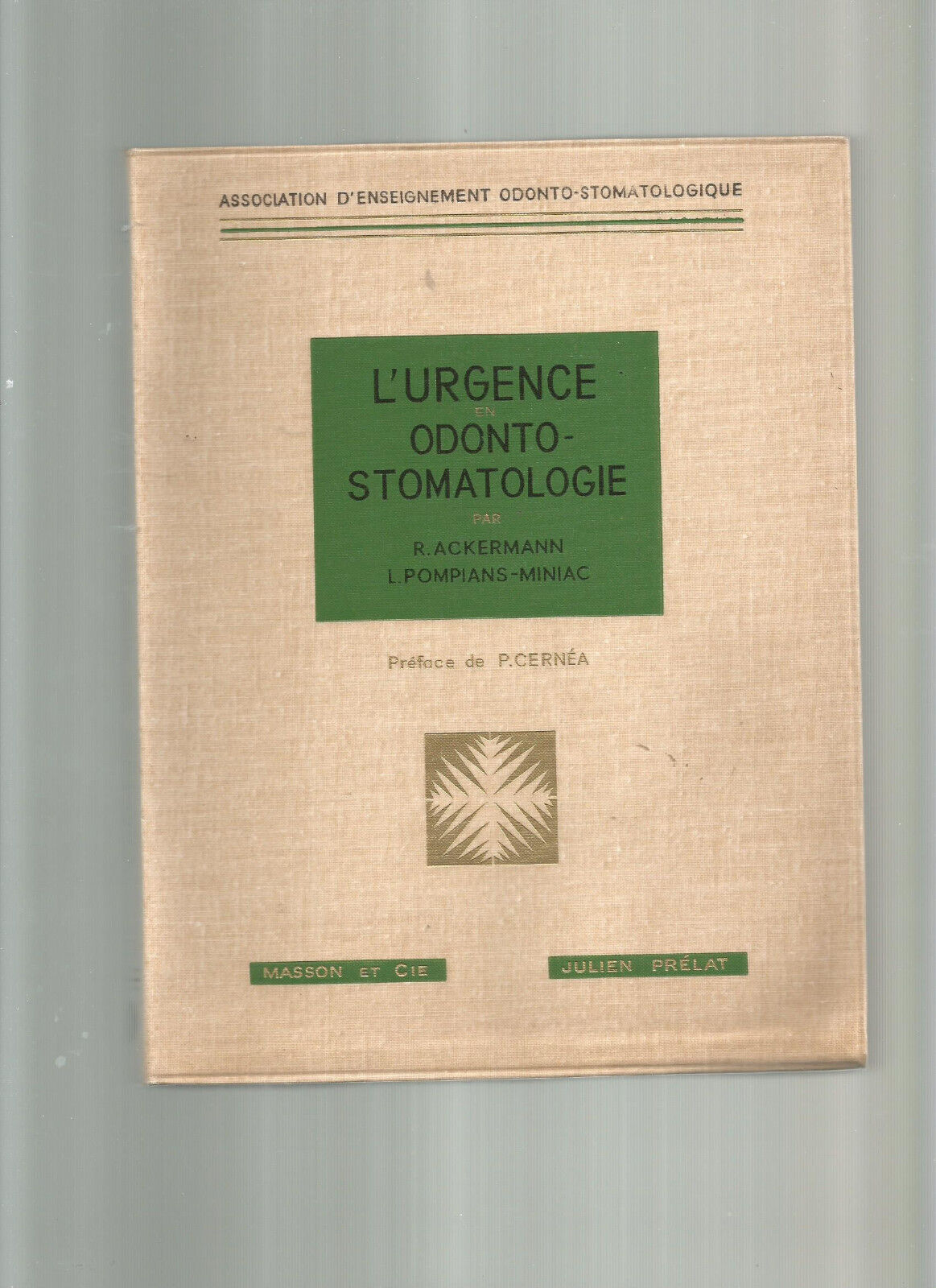 L'URGENCE ONDONTOSTOMATOLOGIE