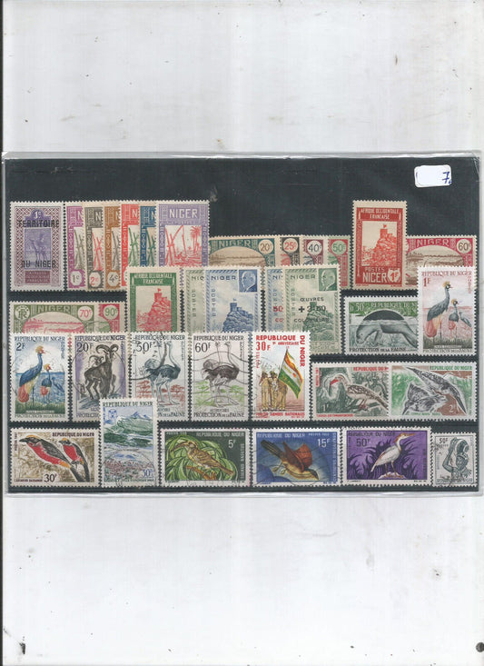 LOTS DE TIMBRES DU NIGER