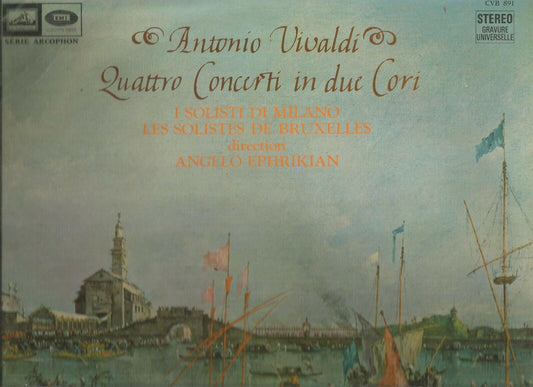 ANTONIO VIVALDI  Quattro Concerti in Due Cori  33 Tours  Vinyle