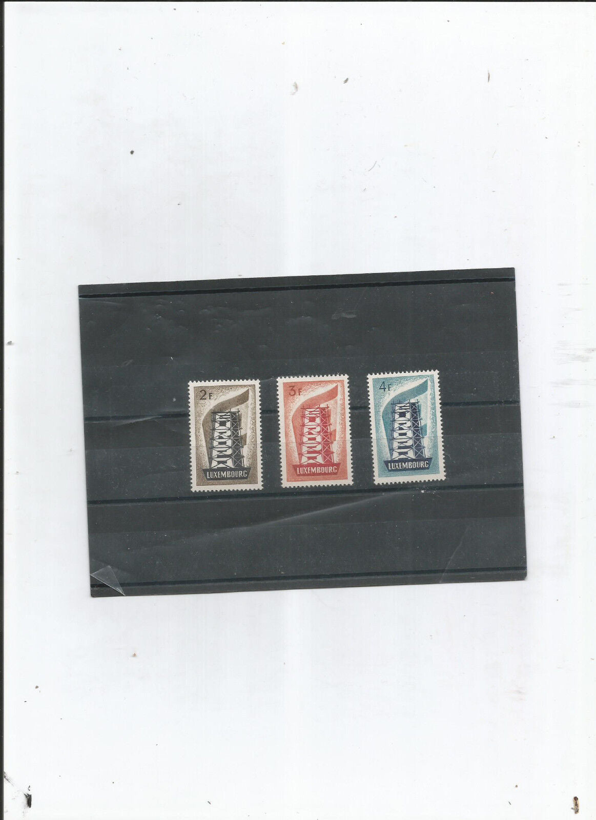 TIMBRES  luxembourg EUROPA