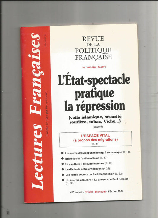 LETAT PRATIQUE DE LA REPRESSION