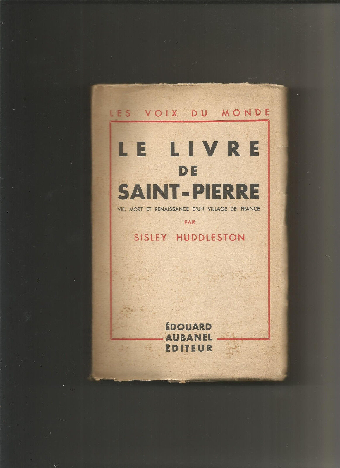 Le livre de Saint-Pierre - Sisley Huddleston