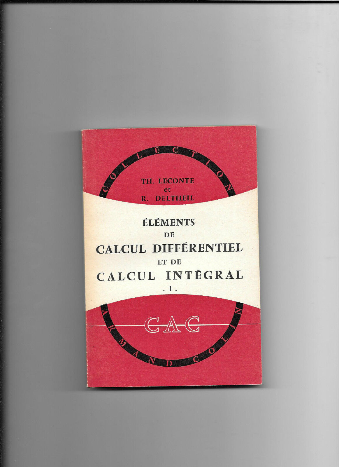 ELEMENTS DE CALCUL DIFFERENCIEL ET DE CALCUL INTEGRAL T1