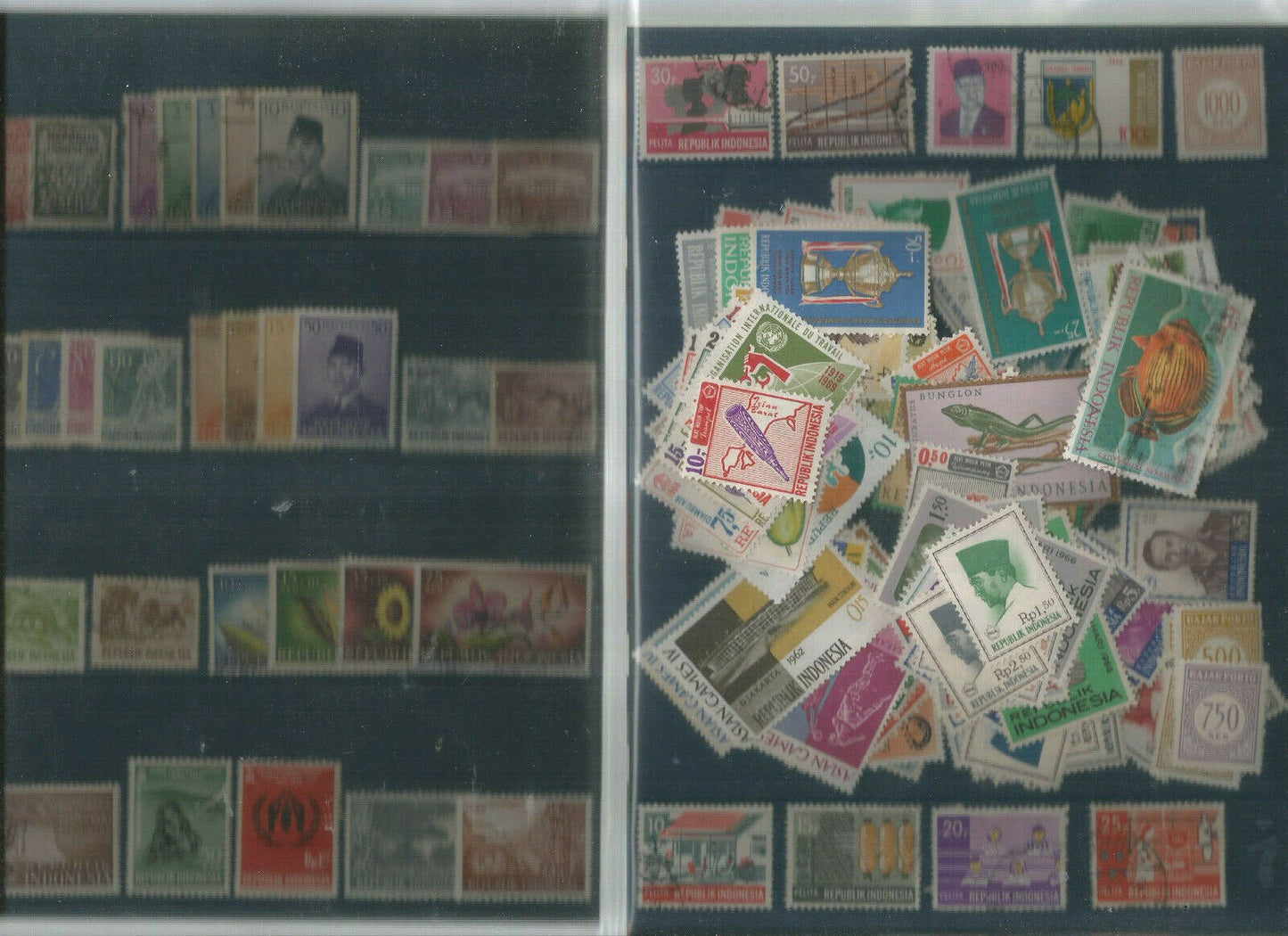 LOT DE TIMBRES INDONESIE