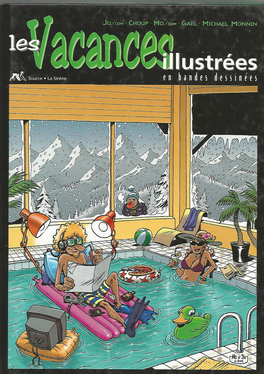 Les vacances illustrées en bandes dessinées