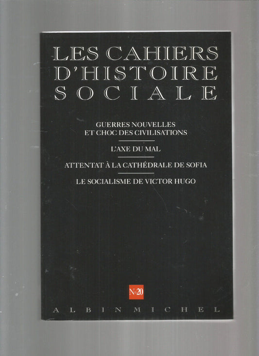 LES CAHIERS D HISTOIRE SOCIALE N20