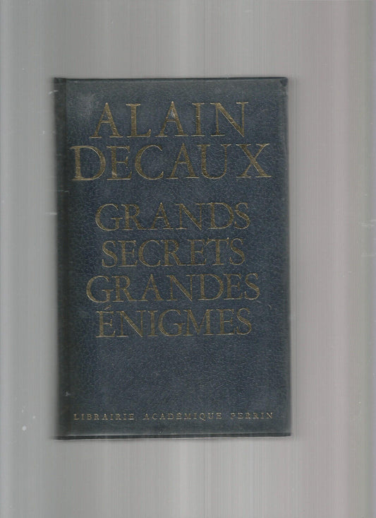 GRANDS SECRETS GRANDES ENIGMES