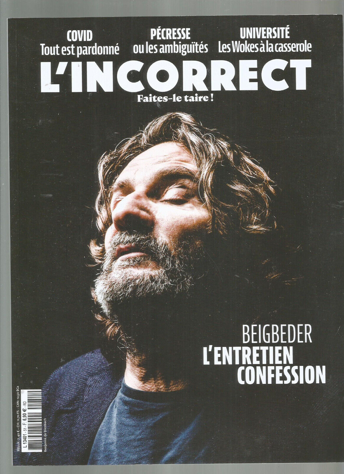 BEIGBEDER L'ENTRETIEN CONFESSION L'INCORRECT N°50