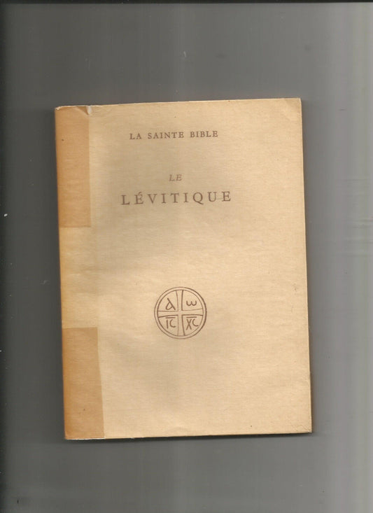 LE LEVITIQUE