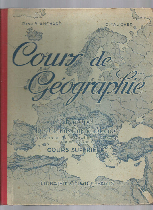 COURS DE GEOGRAPHIE COURS SUPERIEUR