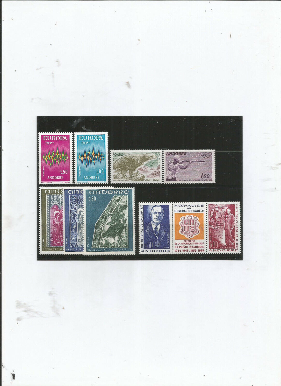 TIMBRES ANDORRE FRANCAIS