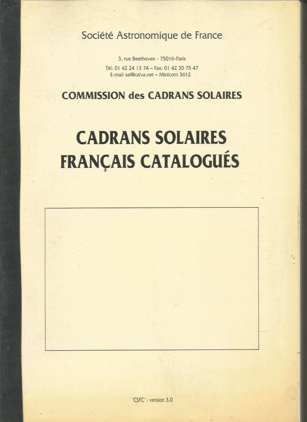 Cadrans solaires français catalogués - Société Astronomique de France