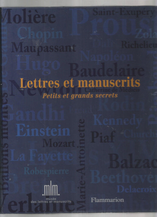 LETTRES ET MANUSCRITS