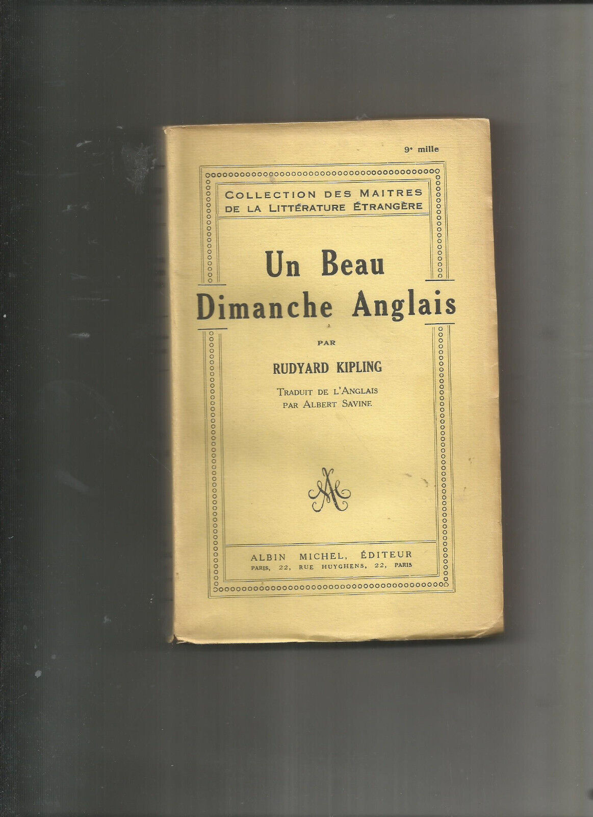 un beau dimanche anglais par Rudyard Kipling